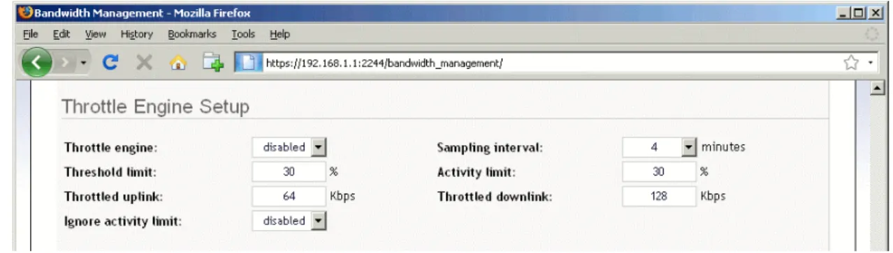 Figure 7a – Example of traffic flows with no throttling (left) and Throtte Engine enabled (right) 