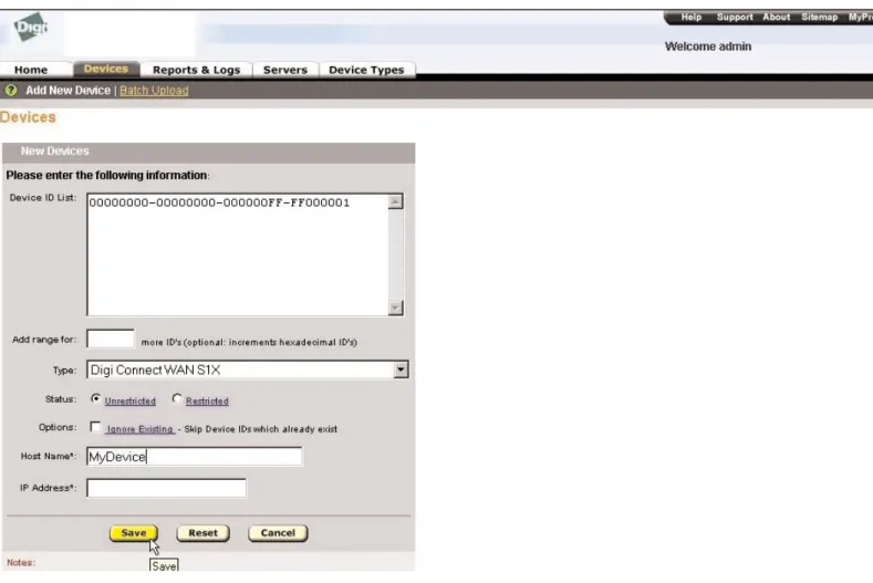 Figure 3 - Host Name Setup