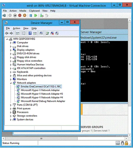 Figure 2-4  Device Manager for Windows Server 2012