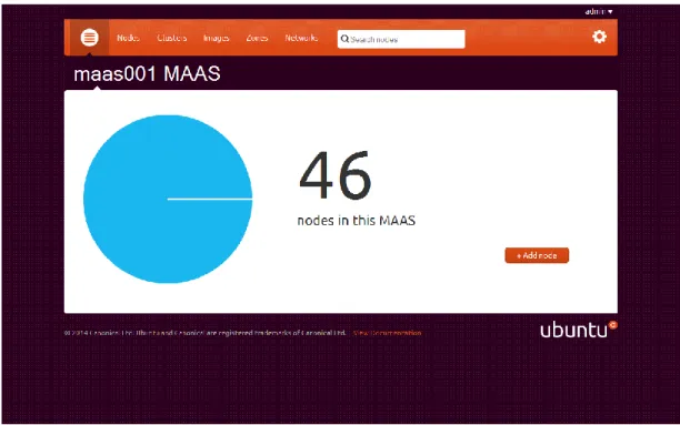 Figure 12: DX1000 nodes populating within our MAAS manager. 