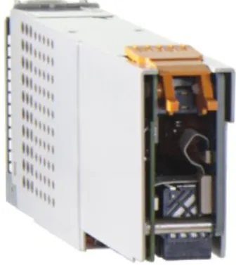 Figure 3: The NEC DX1000 contains two  redundant switching modules, offering  high-bandwidth uplinks and low-latency  intra-chassis communication