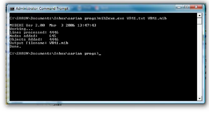 Figure 6: Compile the MIB 