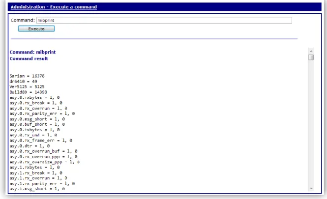 Figure 4: Mibprint output 