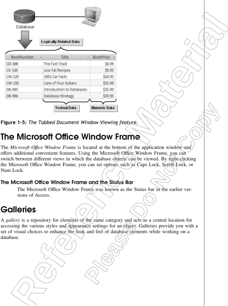 Figure 1-5: The Tabbed Document Window Viewing feature.