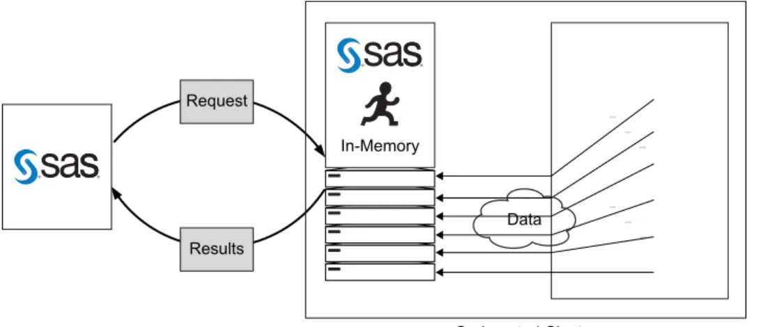 Figure 3.2 Processing in an In-Memory Environment That Is Co-Located