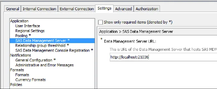 Figure 4.1 SAS Management Console