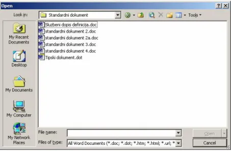 Figure 5: Access to WebDAV folder by use of MS Office 