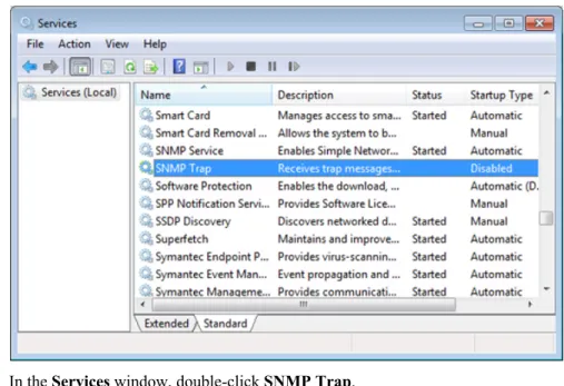 Figure 2: Administrative Tools - Services