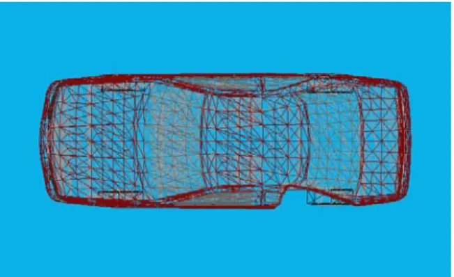 Figure 23 - Measured and simulated vehicle damage – Test 10 