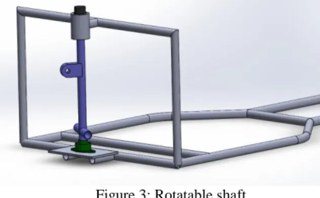 Fig 2 shows the assembly of the proposed model for  controlling  the  back  wheel  at  low  speeds  mostly  during  parking,  which  is  explained  clearly  in  later  discussion