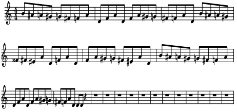 Figure 12: The four themes used in the composition. 