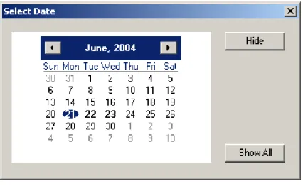 Figure 7.2 - View By DateSelecting Which Days to Review