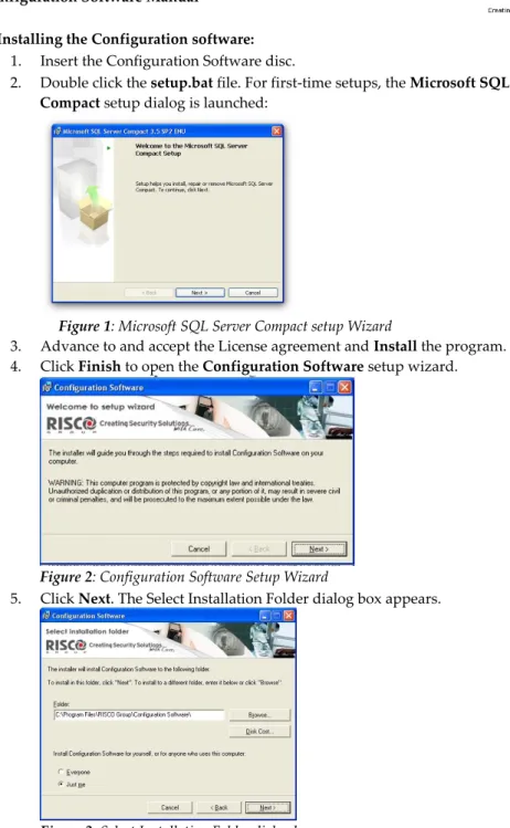 Figure 2: Configuration Software Setup Wizard 