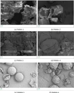 Figure 1: SEM images of fabricated MEPCM samples 