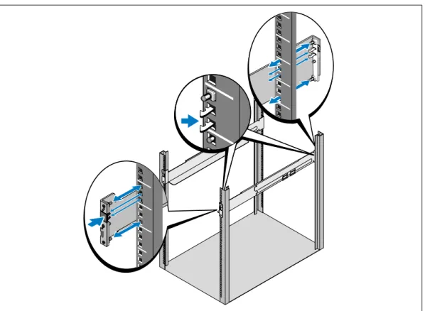 Figure 9. Installing the Rails