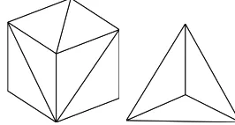 Fig. 7.11: Example 7.5: The error |||(ey, ep, ew, eq, eu)|||Ω and estimator Υ (left) and an˜exterior view of the 16th adaptively reﬁned mesh (right).