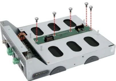 Figure 3-2: Battery Board Retention Screws 