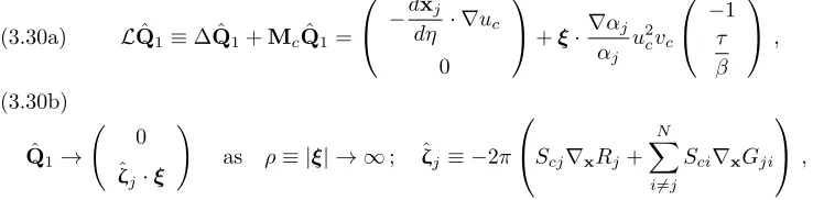 Table 1 L, we have checked that the nullspace of L is exactly two-dimensional, providedthat Sj does not coincide with the spot self-replication threshold given in subsection 4.1.