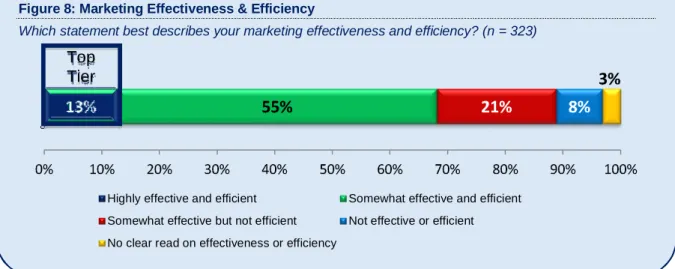 Figure 9: Use of Marketing ROI – Highly Effective &amp; Efficient vs. All Others 