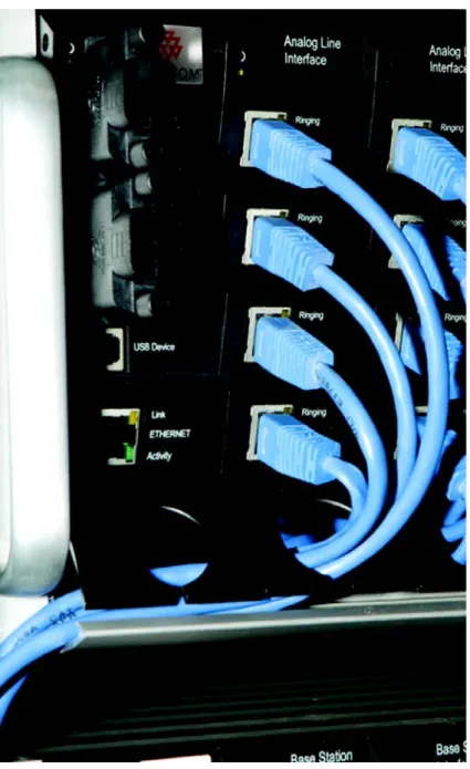 Figure 11 Harnessing cables to the side and out.