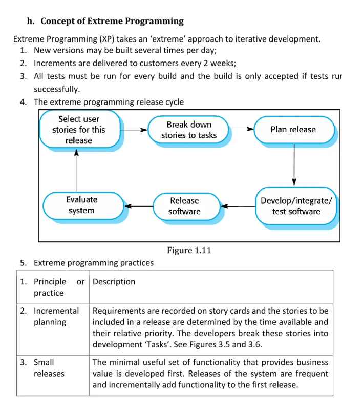 Figure 1.11  5.  Extreme programming practices 