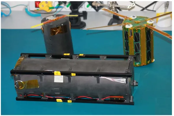 Figure 6: Integration of the TubeSats inside the Tu-Pod