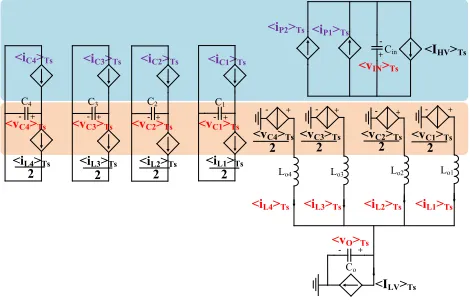 Fig. 3 The averaged model of the ABAC converter
