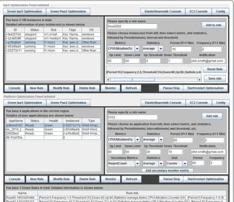 Figure 4 OCSO prototype screenshots.
