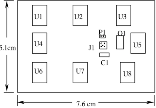 Figure  2 shows the measured power bus impedance at  the location of the J1 connector for two standard FR4  boards with and without the discrete decoupling  capacitor