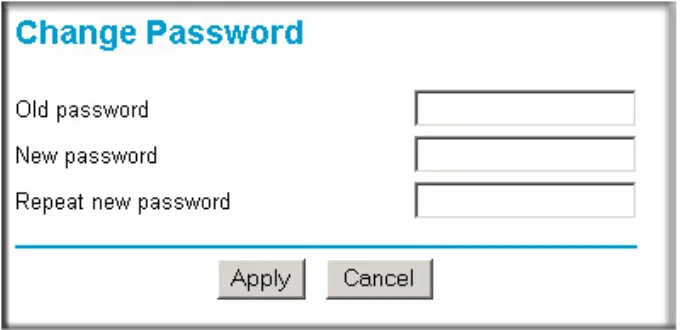 Figure 5-1:  Set Password menu