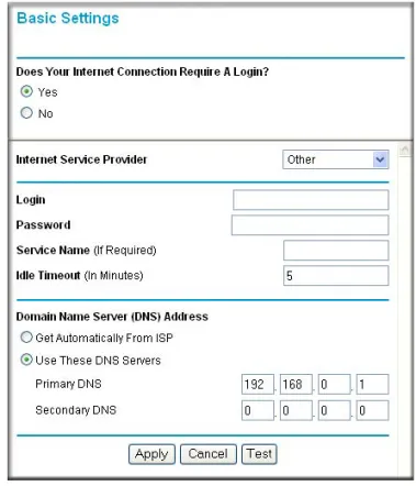 Figure 3-8:  Other (PPPoE) menu