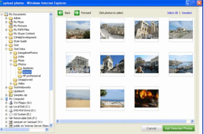 Figure 16: Upload photos
