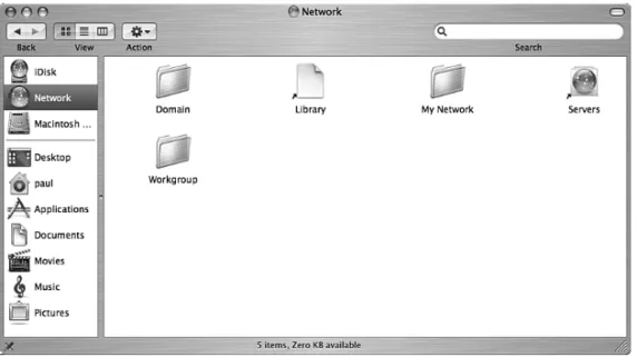 FIGURE 5.8 You need to enter your Windows Home Server Administrator password to access the shares from OS X.