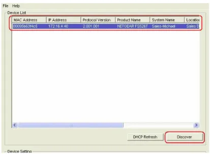 Figure 3-1:  Smartwizard Discovery Utility > Discover