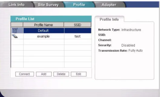 Figure 18   Station Mode: Profile  