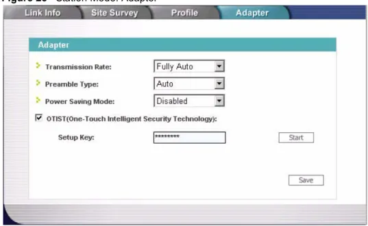 Figure 24   Station Mode: Profile: Activate the Profile 