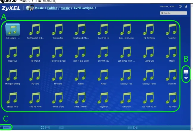 Figure 20   Music (Thumbnail) 