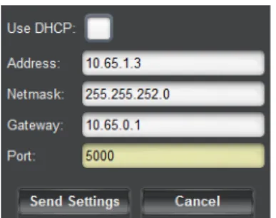 Figure 2.6  Update IPS Network Settings dialog box