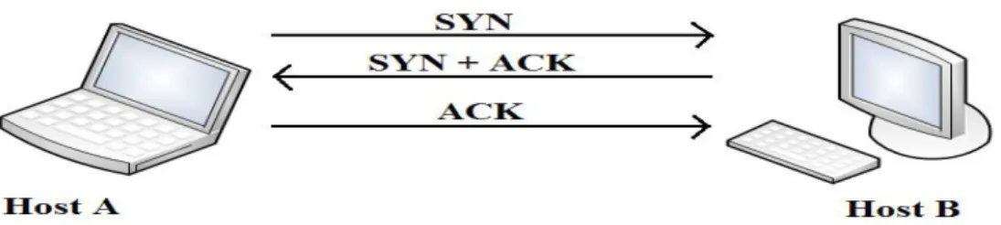 Figure 1: TCP Three Way Handshake. 