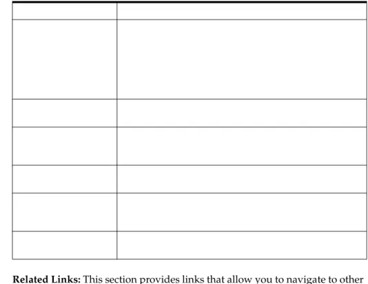 Table 1   Configuration Section Description - Oracle Exadata Storage Server Home  Page