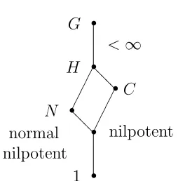 Figure 5.1: Let Gmethod with respect to a polycyclic sequenceNseries 1 be an inﬁnite polycyclic group