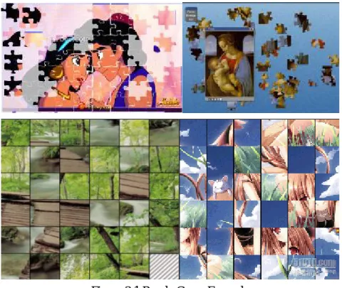 Figure 3.1 Puzzle Game Examples 
