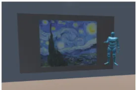 Fig. 4. Virtual guide introducing StarryNight (https://www.mixamo.com)