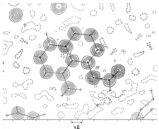 Figure 1-17.  Pictorial representation of an electron density map. 