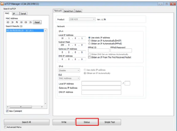 Figure 3-1 ezManager 
