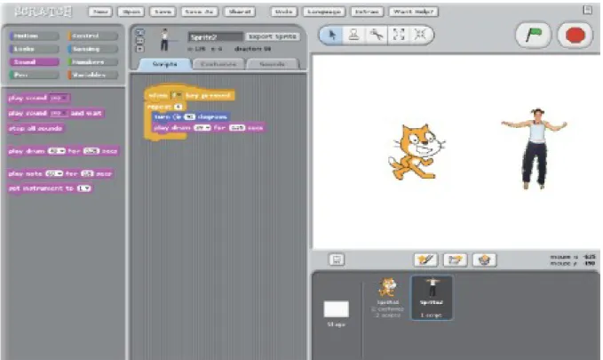 Figure 1: Scratch interface 