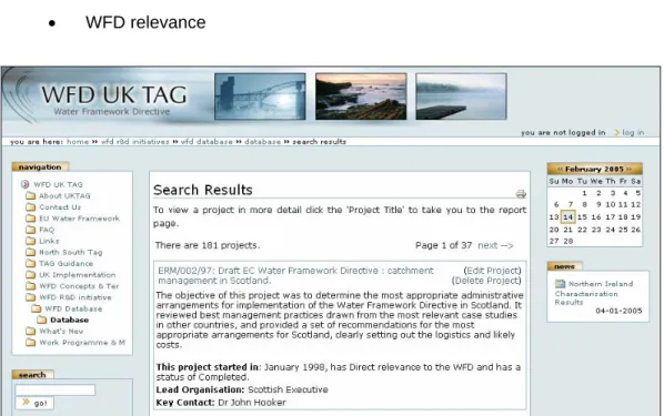Figure 3:2 Search results 