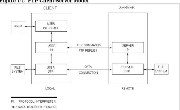 Figure 1-1. FTP Client-Server Model