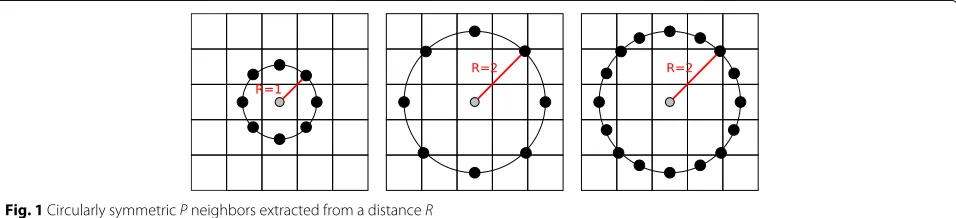 Figure 2ator on a single pixel (of a 3 exemplifies the steps for applying the LBP oper-Ic = 35), located in the center × 3 image block, as shown in the bottom-left of
