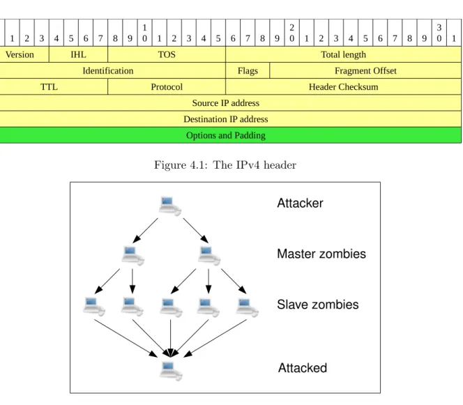 Figure 4.1: The IPv4 header